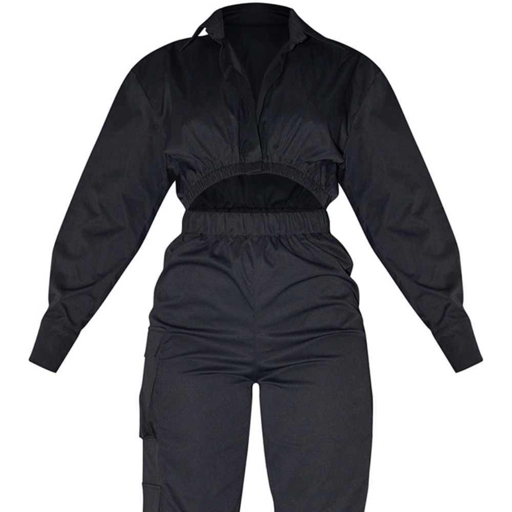 LONG SLEEVE UTILITY CARGO JUMPSUIT